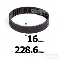 Courroie pour électro portatif 228,6x16