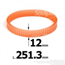 Courroie pour électro portatif 251,3x12