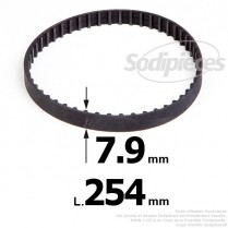 Courroie pour électro portatif 254x7,9