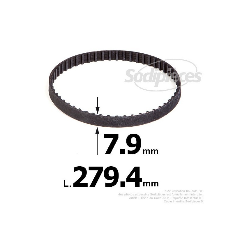Courroie pour électro portatif 279,4x7,9