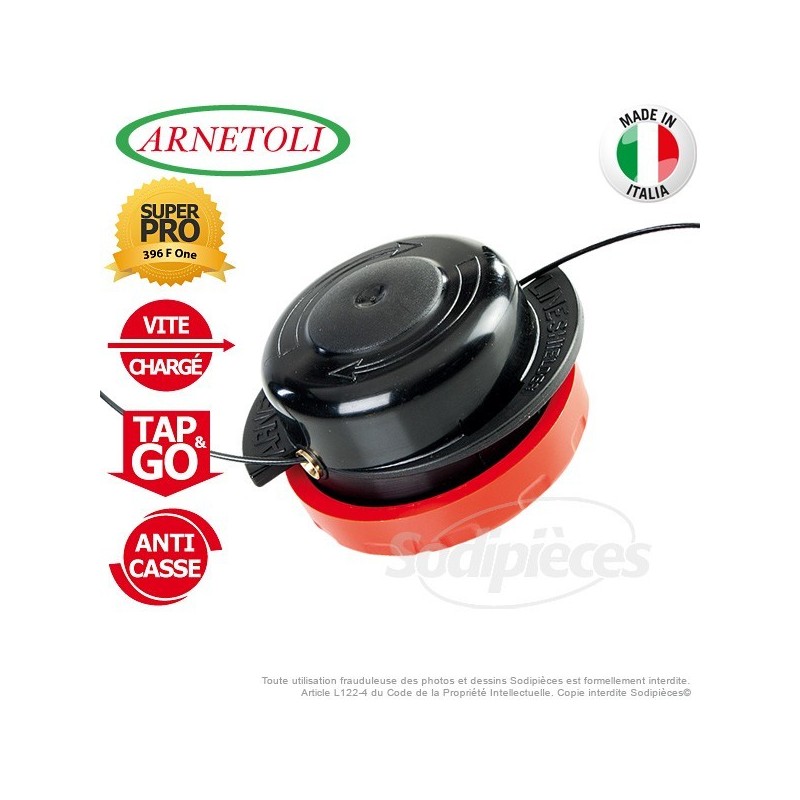 Tête débroussailleuse 2 fils. Tap & Go. Universelle. 396 F One.