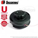 Tête débroussailleuse 2 fils Tecomec Ø 109 mm. universelle Tap & Go. 109 mm