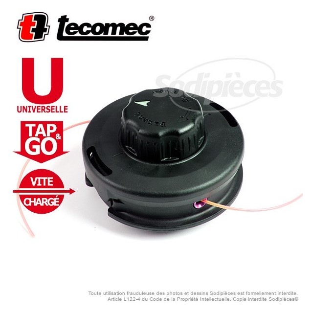 Tete Tecomec universelle TAP N GO. 109 mm