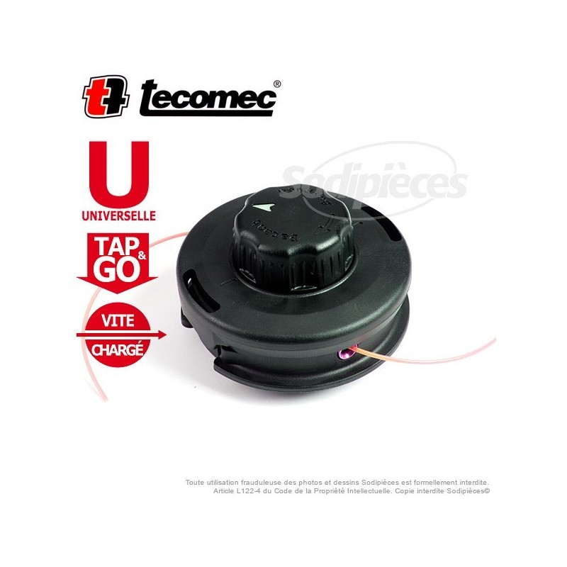 Tete Tecomec universelle TAP N GO. 109 mm