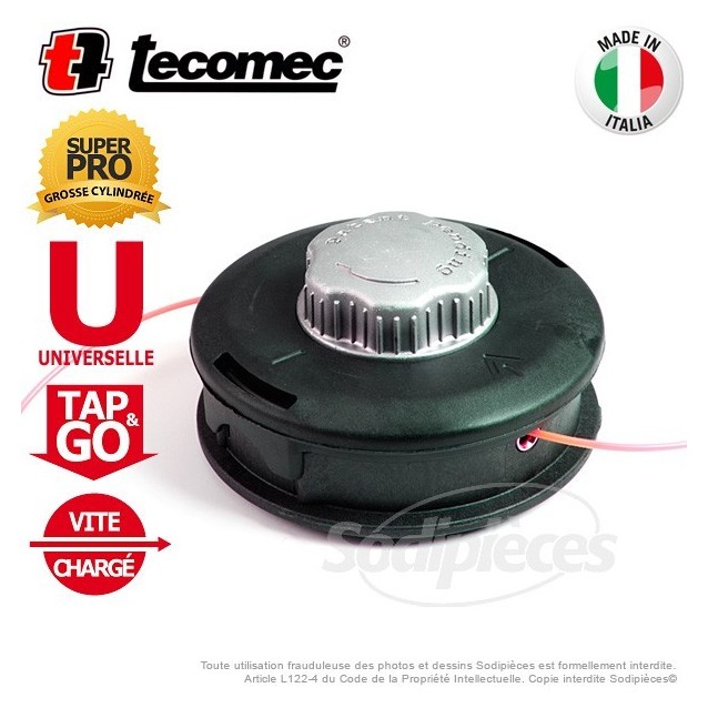 Tete Tecomec universelle TAP N GO. 130 mm