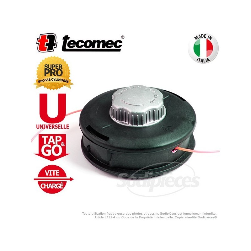 Tete Tecomec universelle TAP N GO. 130 mm