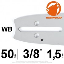 Guide Kerwood. 50 cm, 3/8". 1,5 mm. 20A3KSWB