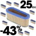 Filtre à air pour Briggs & Stratton 493909-496894. Par 25