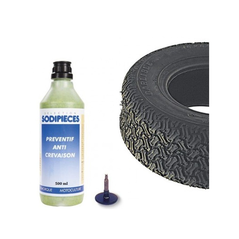 Préventif anti crevaison pour tondeuse. 500 ml