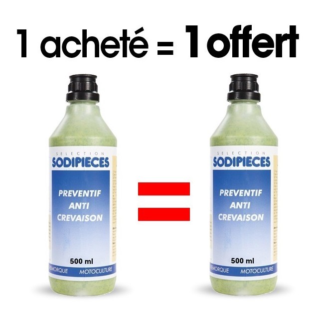 1 acheté, 1offert!  Préventif anti crevaison pour tondeuse. 500 ml