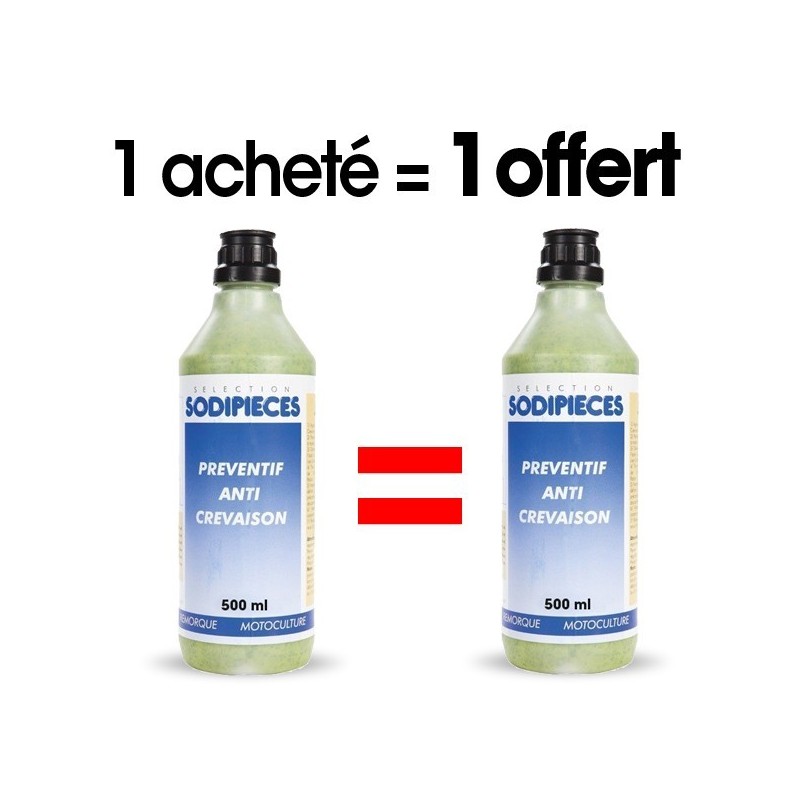 1 acheté, 1offert!  Préventif anti crevaison pour tondeuse. 500 ml