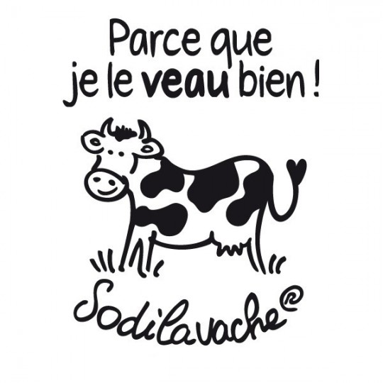 T.Shirt : " Parce que je le veau bien ! " 5/6 ans