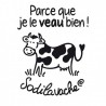 T.Shirt : " Parce que je le veau bien ! " 7/8 ans