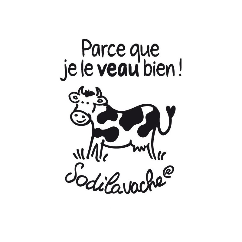 T.Shirt : " Parce que je le veau bien ! " 7/8 ans