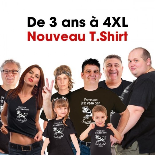 T.Shirt : " Parce que je le veau bien ! " 12/13 ans