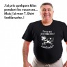 T.Shirt : " Parce que je le veau bien ! " Homme taille 3XL