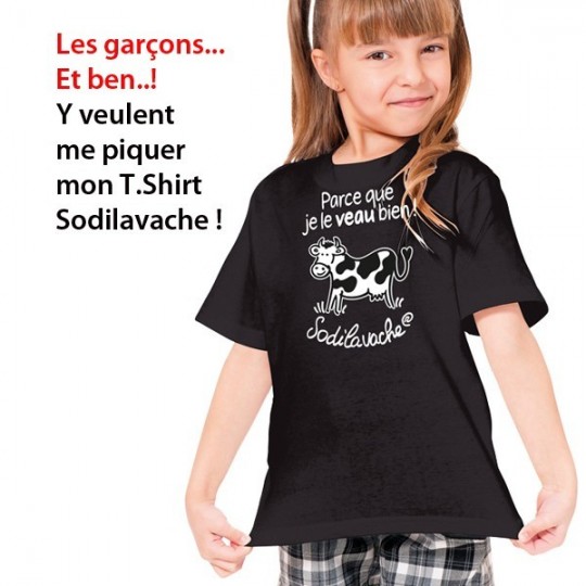 T.Shirt : " Parce que je le veau bien ! " 7/8 ans