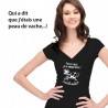 T.Shirt : " Parce que je le veau bien ! " Femme taille L