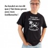 T.Shirt : " Parce que je le veau bien ! " Homme taille XL