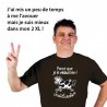 T.Shirt : " Parce que je le veau bien ! " Homme taille 2XL