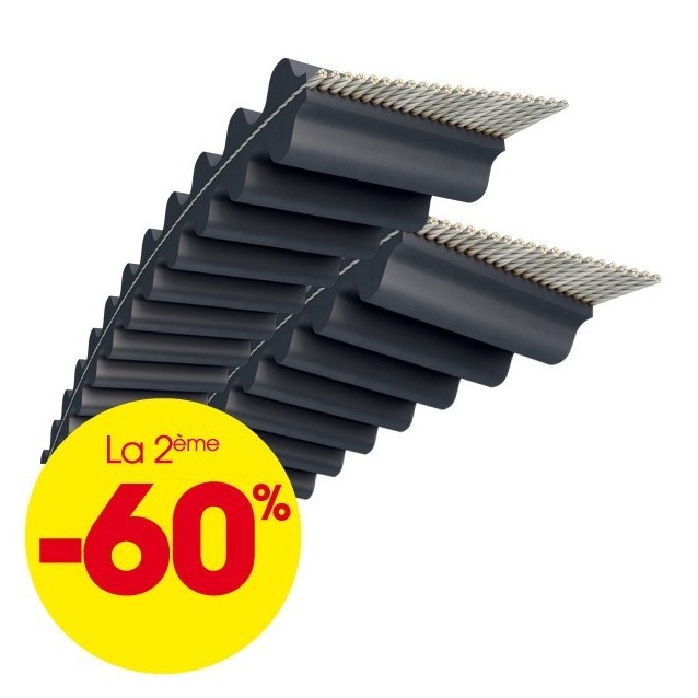 Courroie 1600DS8M20 Double Denture. 20 x 1600 mm