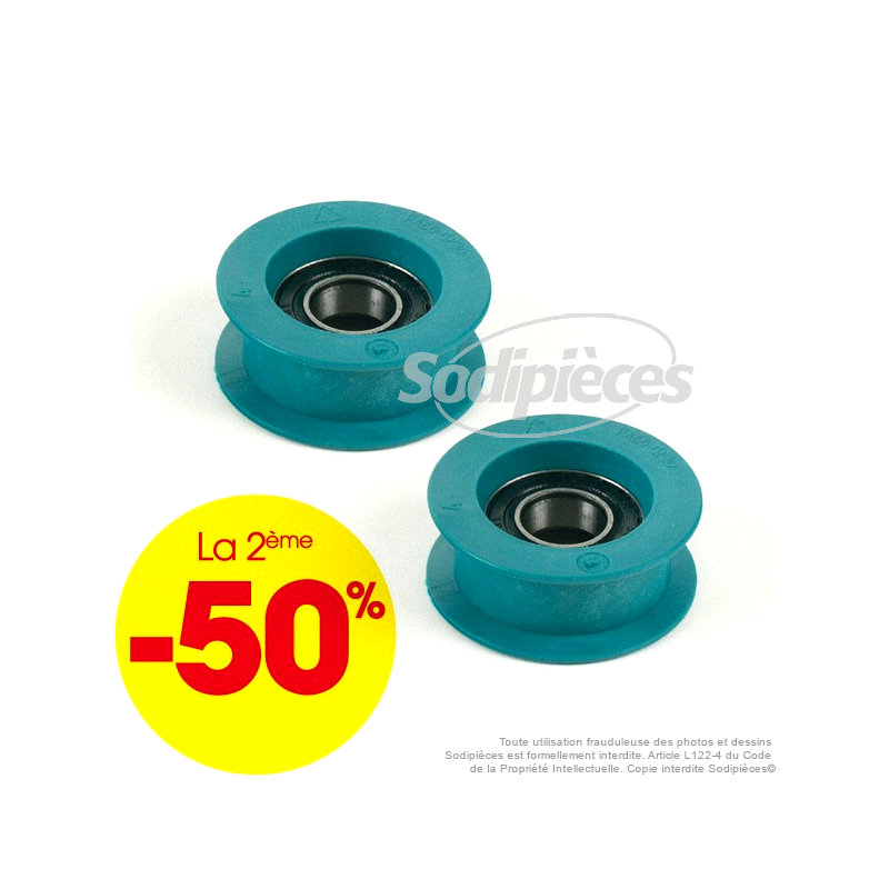 Poulie pour CASTEL GARDEN 25601558/2.  2560150/0