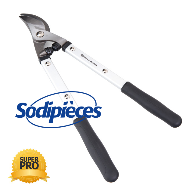 Cisaille à haie pro 60 cm manches carrés en aluminium