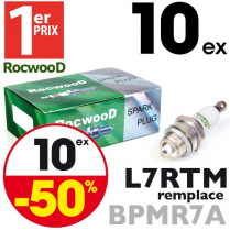 Bougie type BPMR7A. 1er Prix Rocwood. L7RTM x10
