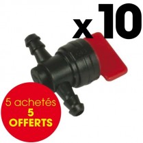 Robinet essence raccord diamètre 7 mm. Par 10