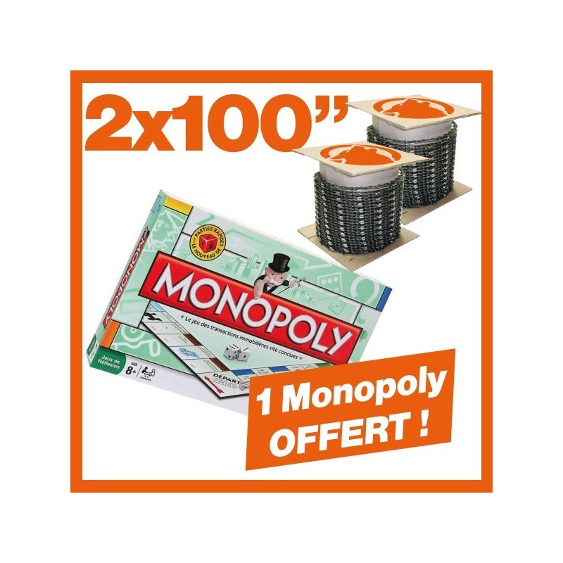 2 Chaînes Kerwood 100". 1 Monopoly tradition ! 