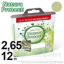 Fil débroussailleuse Natura Protect, coque rond 1,3 mm x 15 m