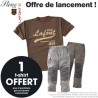 Pantalon gris. Stone by Lafont. Taille 0