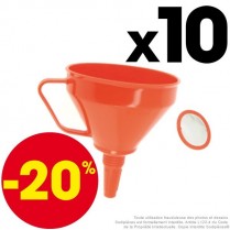 Entonnoir grand modèle avec filtre et anse. Par 10.