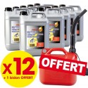 Huile de chaîne ISO 150. 12 x 5L + Bidon OFFERT
