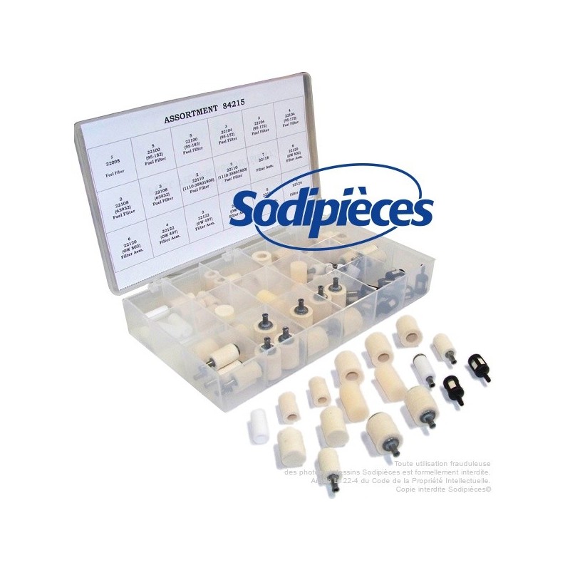  Assortiment Filtres à essence