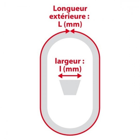 Courroie 1600DS8M25 Double Denture. 25 mm x 1600 mm.