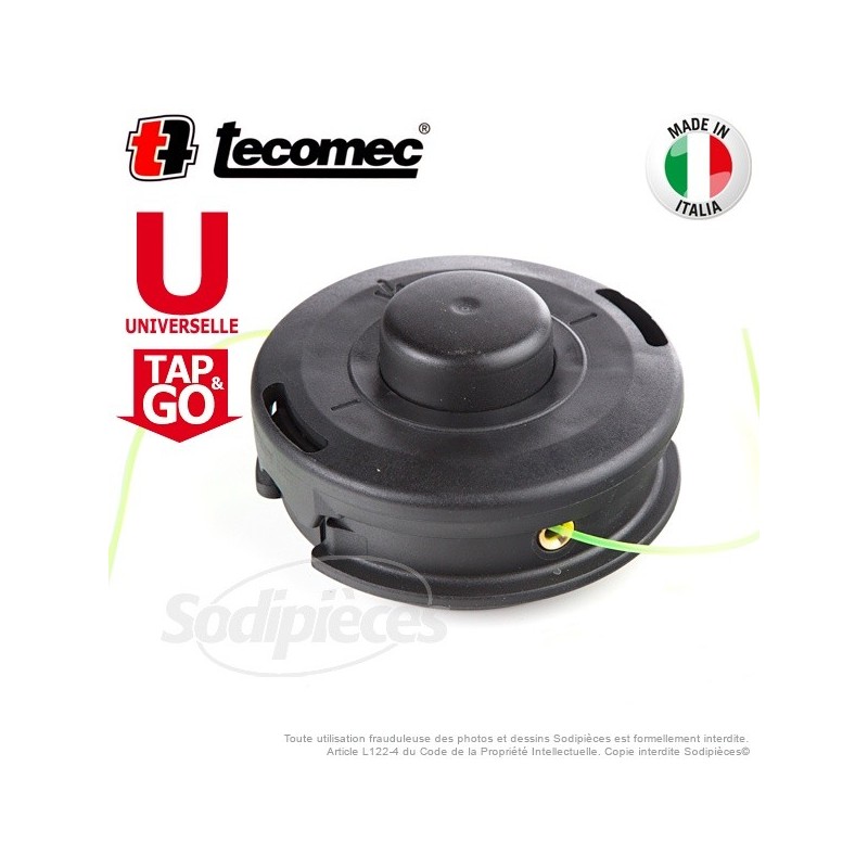 Tête débroussailleuse Tap'N'Work semi-automatique diam. 109 mm. Universelle