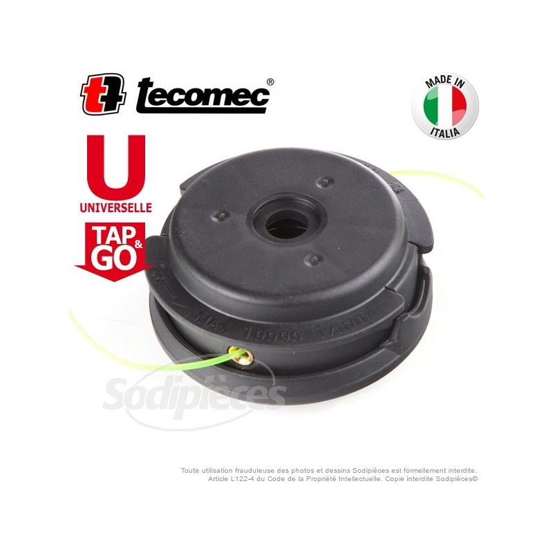 Tête débroussailleuse Tap'N'Work semi-automatique diam. 109 mm. Universelle