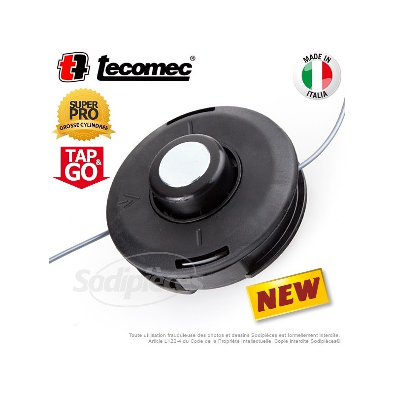  Tête débroussailleuse SuperPro diam. 130 mm. Sans adaptateur