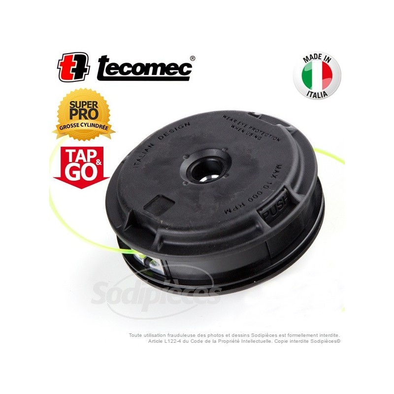 Tête débroussailleuse Easy Work. Tap'N'Go. diam.130 mm. Neutre