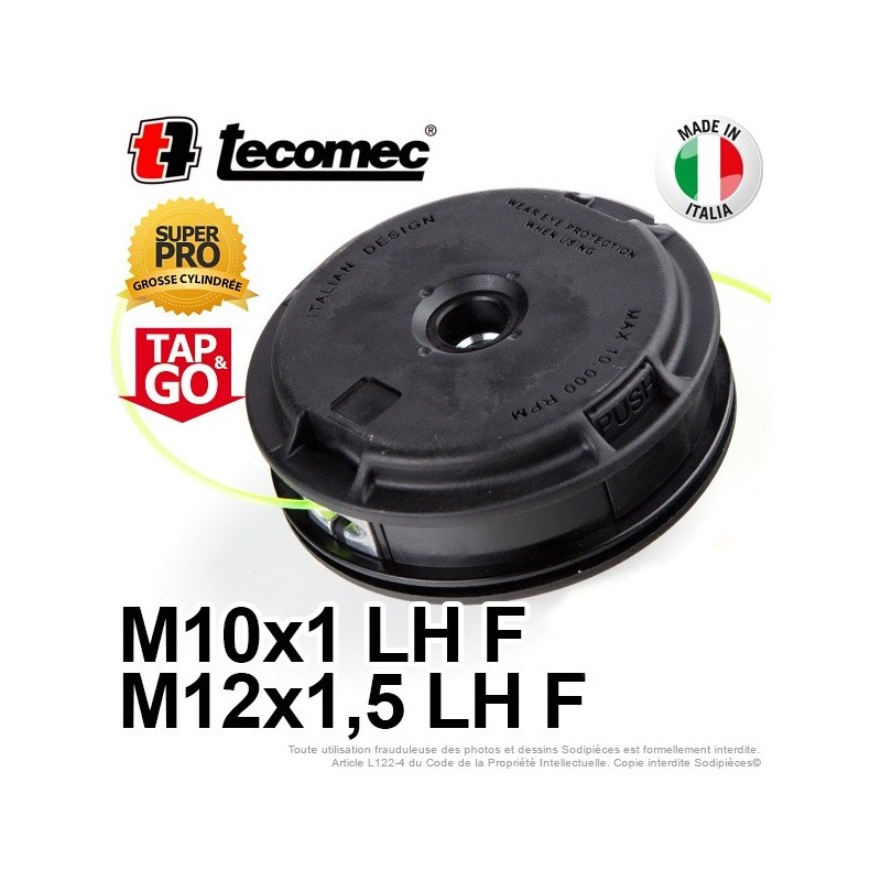 Tête débroussailleuse Easy Work. Tap'N'Go. diam.130 mm. Neutre