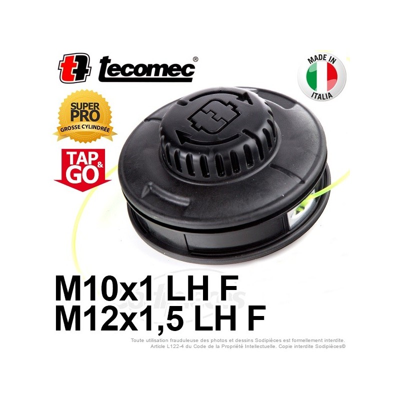 Tête débroussailleuse Easy Work. Tap'N'Go. diam.130 mm. Neutre