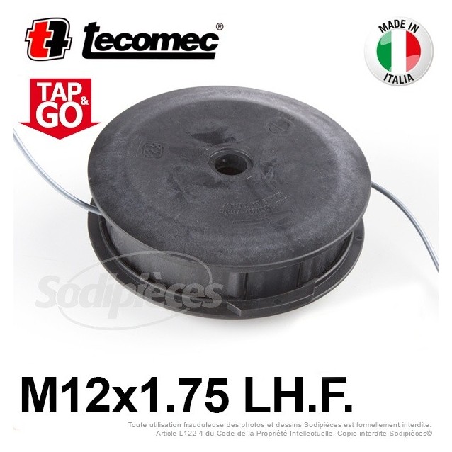 Tête débroussailleuse Tap'N'Work Ø 130 mm. Pour Emak 8x1,25