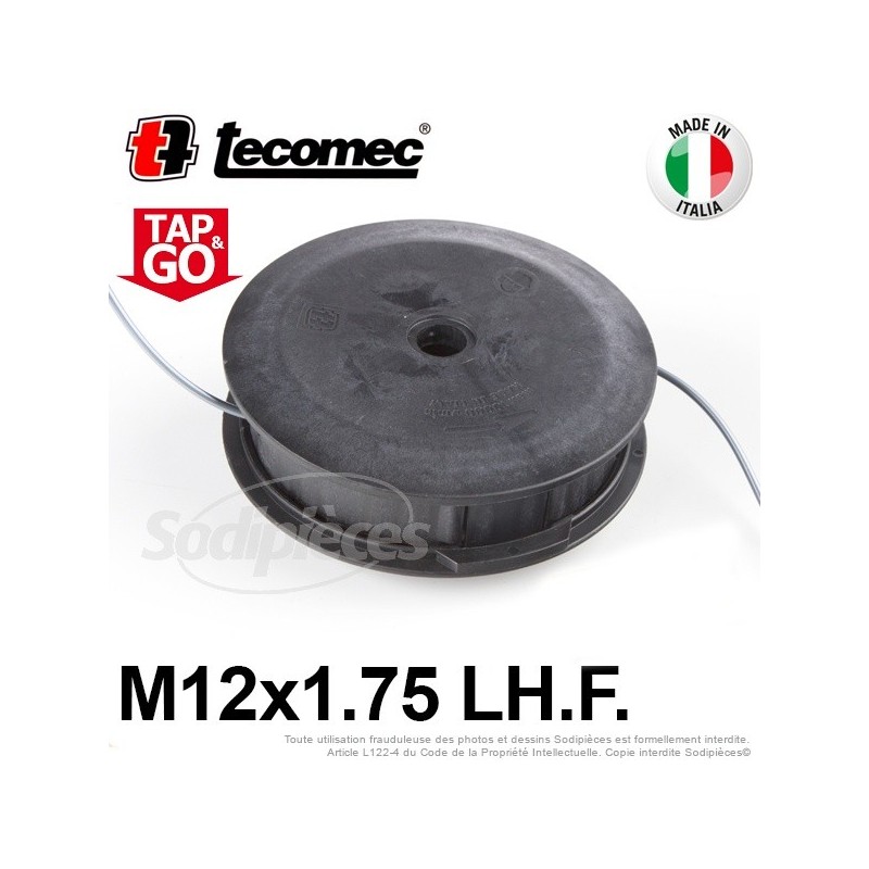 Tête débroussailleuse Tap'N'Work Ø 130 mm. Pour Emak 8x1,25