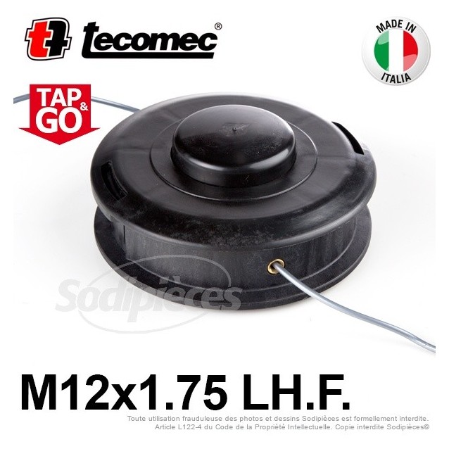 Tête débroussailleuse Tap'N'Work Ø 130 mm. Pour Emak 8x1,25