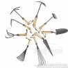  Outils jardin bambou. Pack promo. 9 outils