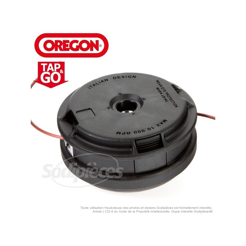  Tête débroussailleusse Orégon Ø 130 mm. Tap and Go