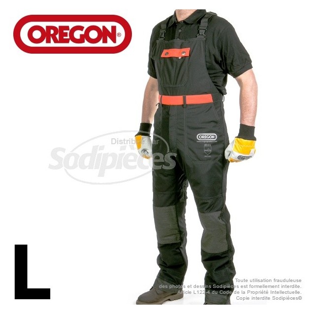 Salopette anti-coupure Orégon Waipoua. Taille L