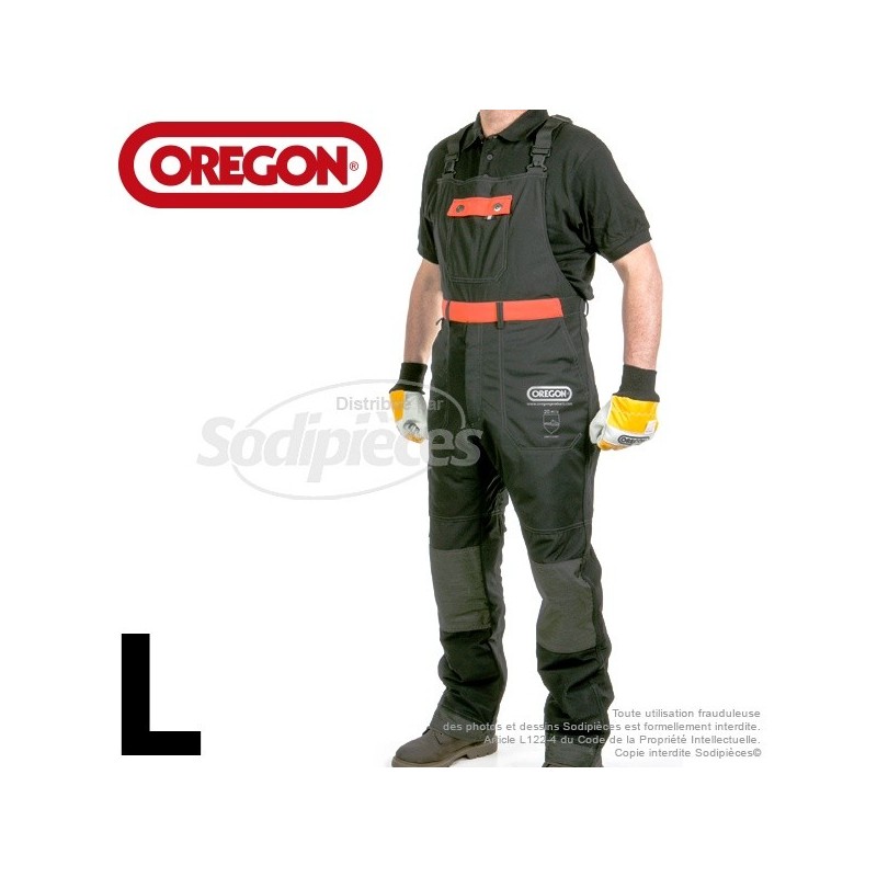 Salopette anti-coupure Orégon Waipoua. Taille L