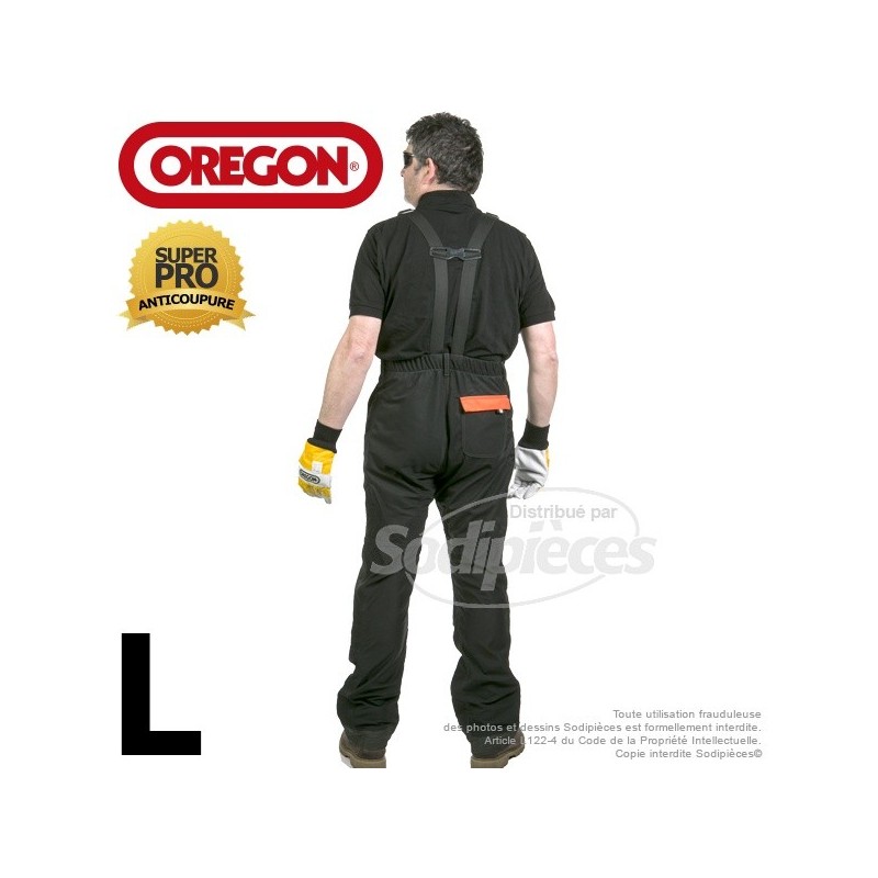 Salopette anti-coupure Orégon Waipoua. Taille L